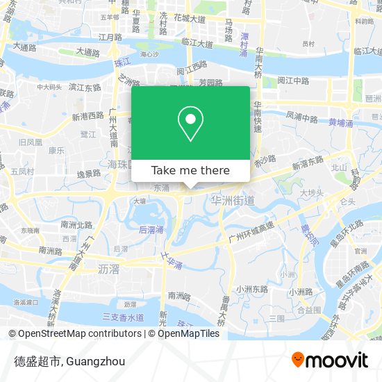 德盛超市 map