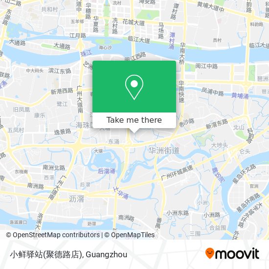 小鲜驿站(聚德路店) map