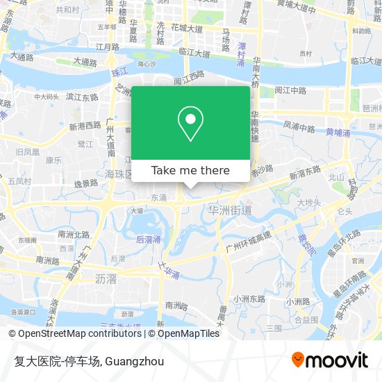 复大医院-停车场 map