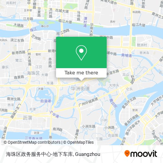 海珠区政务服务中心-地下车库 map