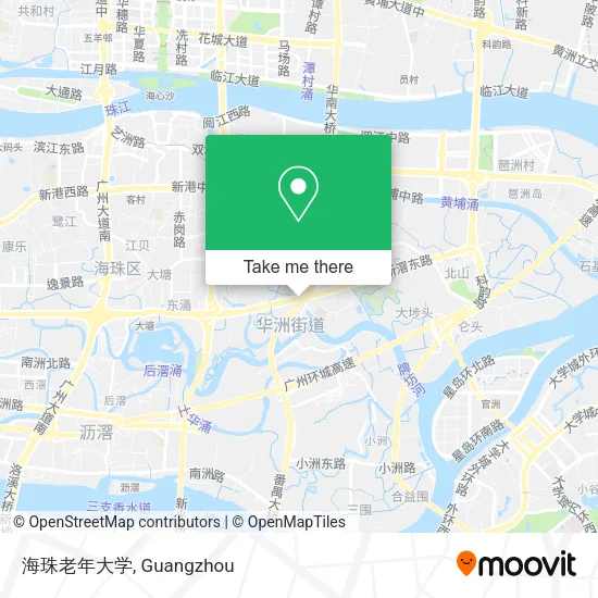 海珠老年大学 map