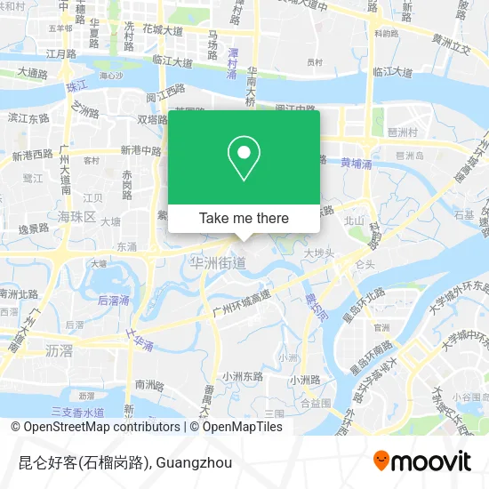 昆仑好客(石榴岗路) map