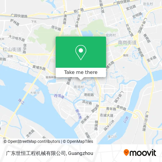 广东世恒工程机械有限公司 map