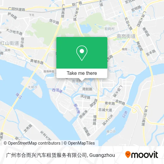 广州市合而兴汽车租赁服务有限公司 map