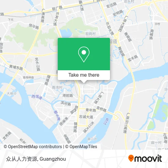 众从人力资源 map