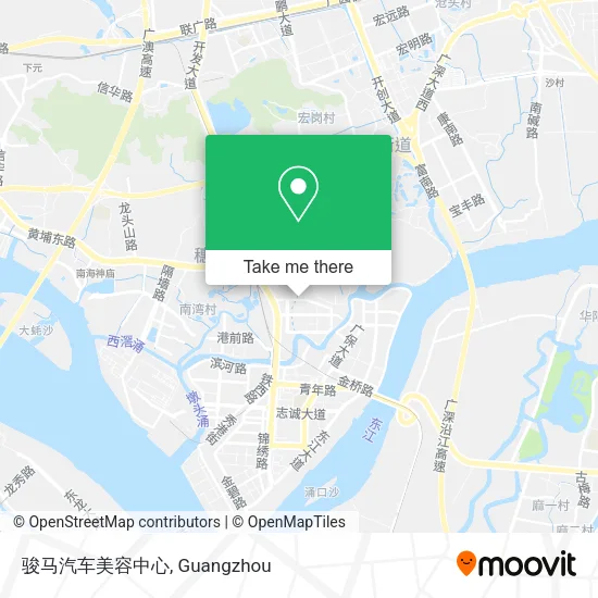 骏马汽车美容中心 map