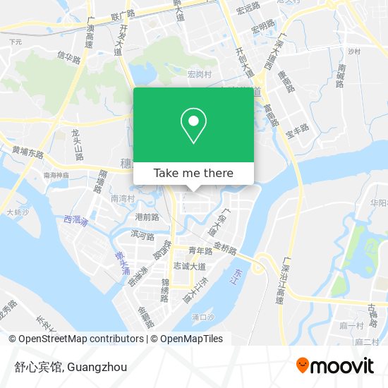 舒心宾馆 map