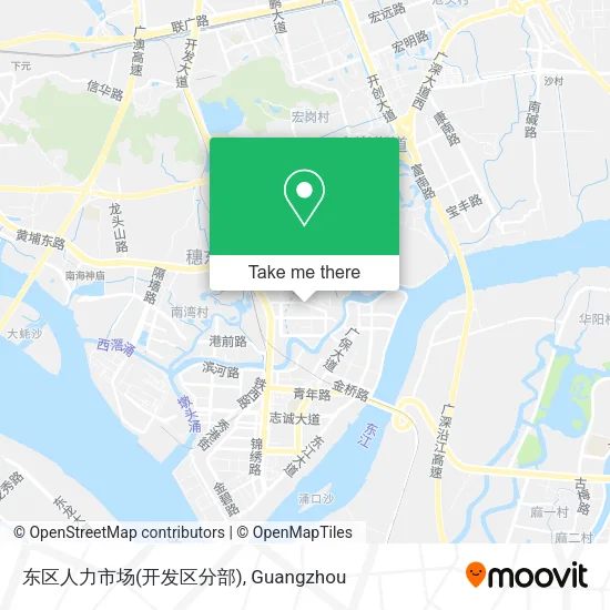 东区人力市场(开发区分部) map