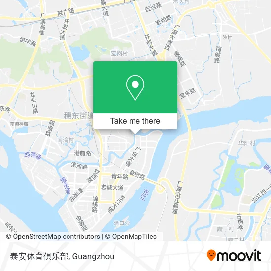 泰安体育俱乐部 map