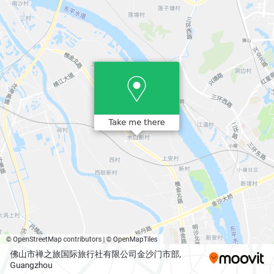 佛山市禅之旅国际旅行社有限公司金沙门市部 map