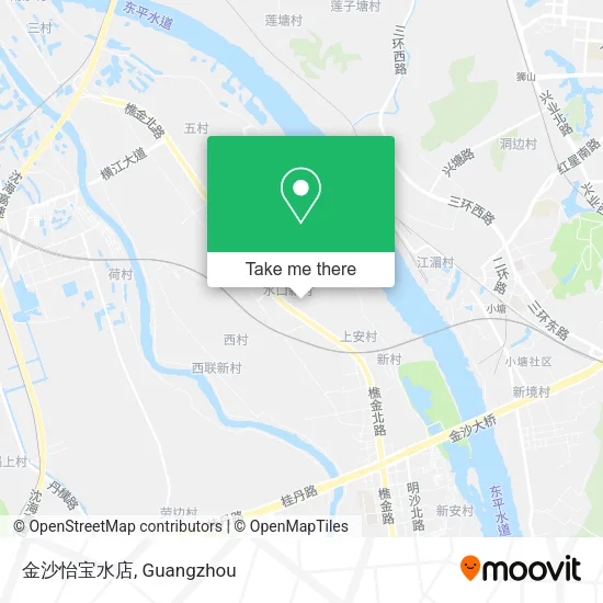 金沙怡宝水店 map