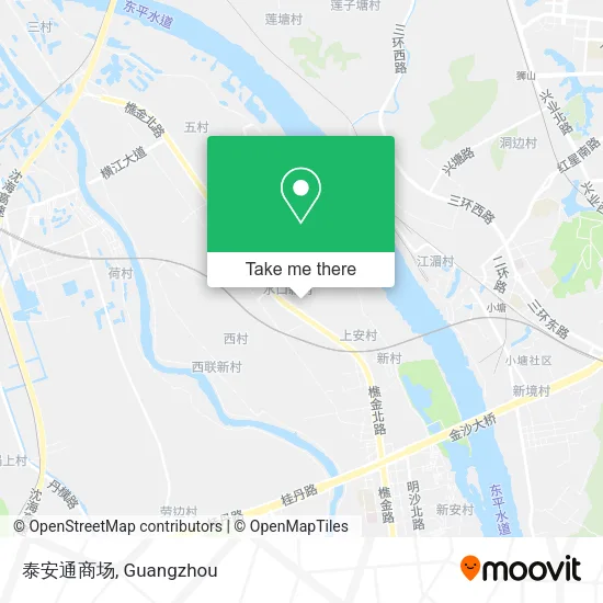 泰安通商场 map