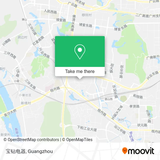 宝钻电器 map