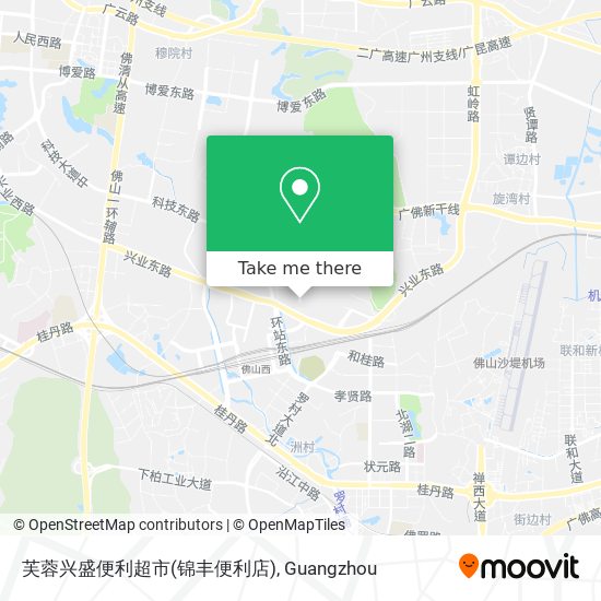 芙蓉兴盛便利超市(锦丰便利店) map