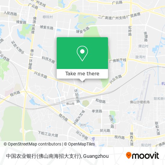 中国农业银行(佛山南海招大支行) map
