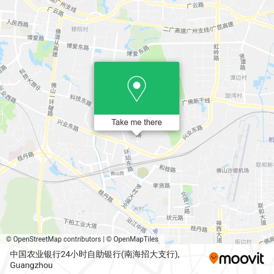 中国农业银行24小时自助银行(南海招大支行) map