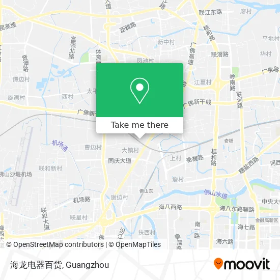 海龙电器百货 map