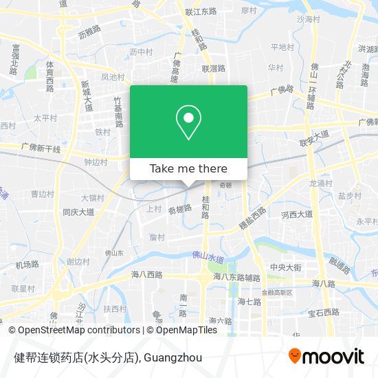 健帮连锁药店(水头分店) map
