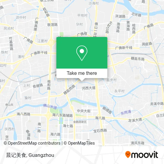 晨记美食 map