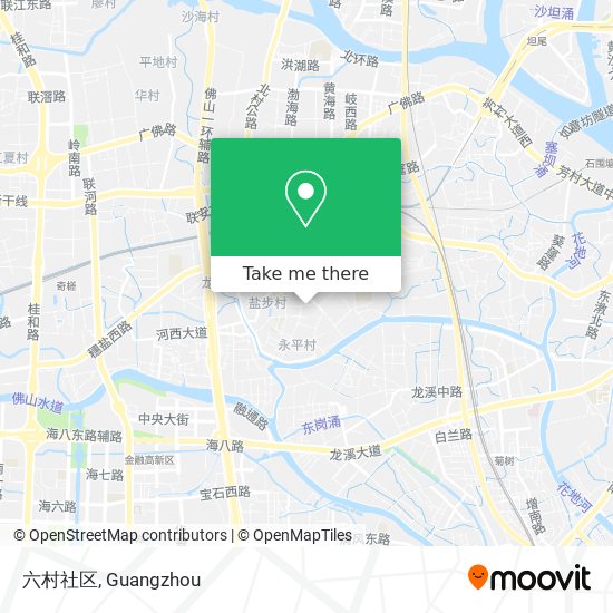 六村社区 map