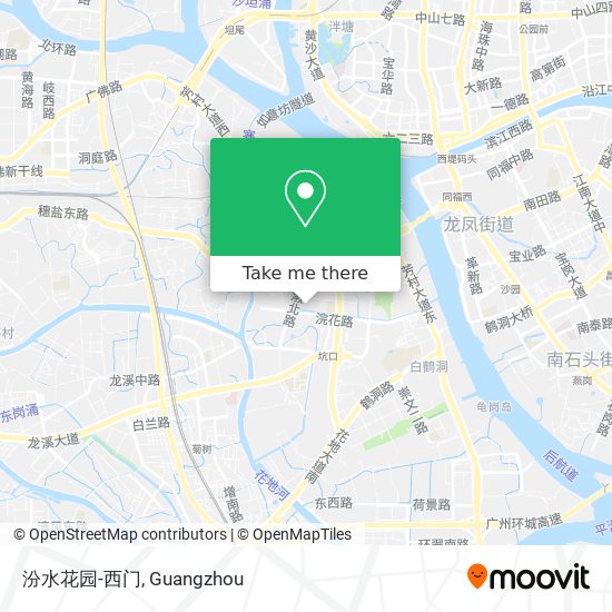汾水花园-西门 map