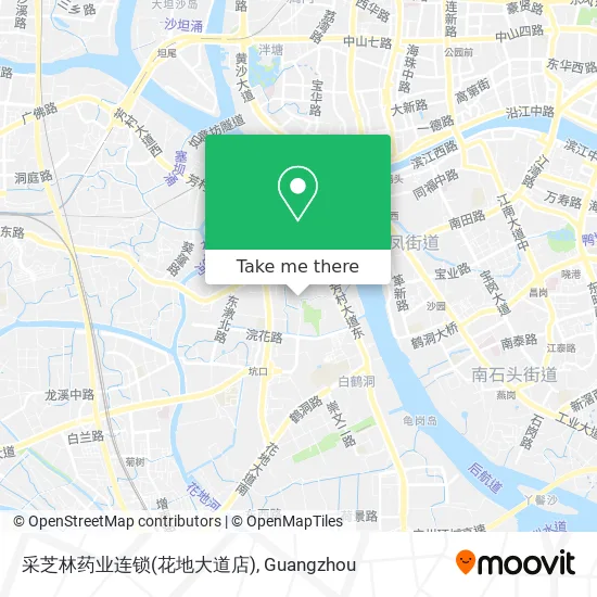 采芝林药业连锁(花地大道店) map