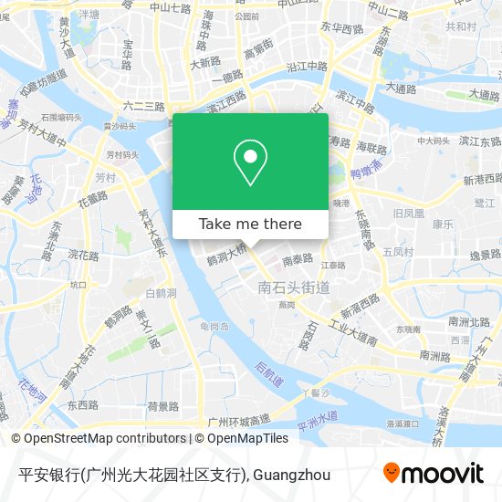 平安银行(广州光大花园社区支行) map