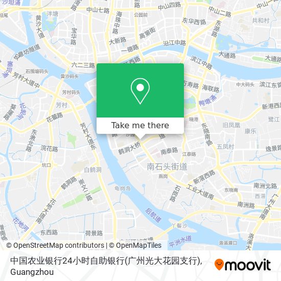 中国农业银行24小时自助银行(广州光大花园支行) map