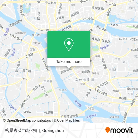榕景肉菜市场-东门 map