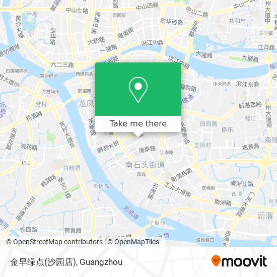 金早绿点(沙园店) map