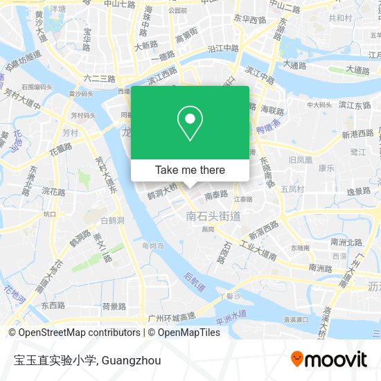 宝玉直实验小学 map
