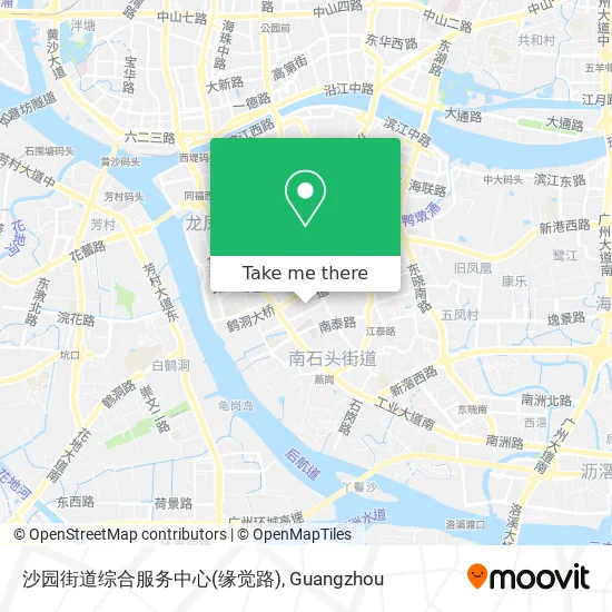 沙园街道综合服务中心(缘觉路) map