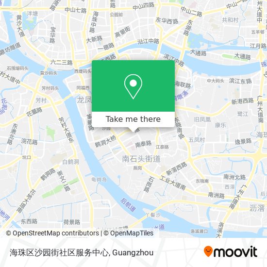 海珠区沙园街社区服务中心 map