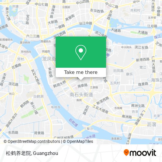 松鹤养老院 map
