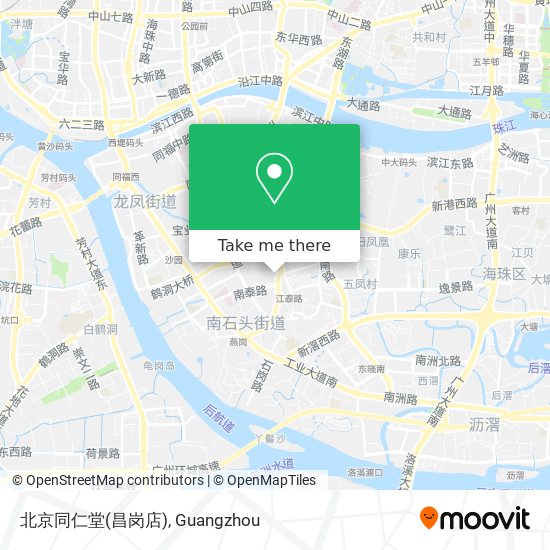 北京同仁堂(昌岗店) map