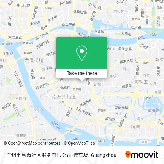 广州市昌岗社区服务有限公司-停车场 map