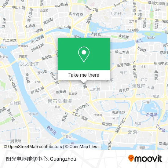 阳光电器维修中心 map