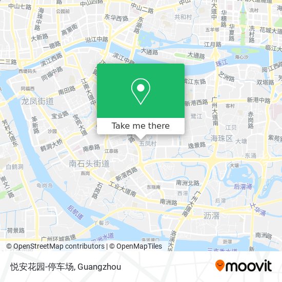 悦安花园-停车场 map