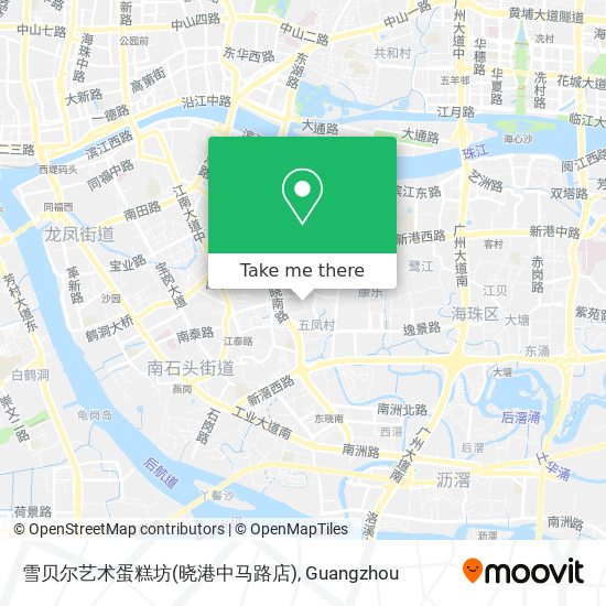 雪贝尔艺术蛋糕坊(晓港中马路店) map