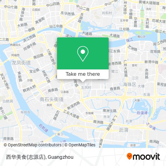 西华美食(志源店) map