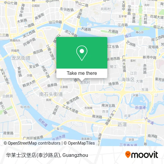 华莱士汉堡店(泰沙路店) map