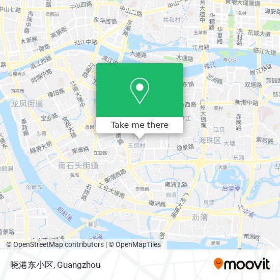 晓港东小区 map