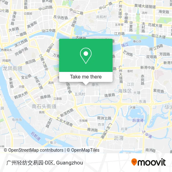 广州轻纺交易园-D区 map