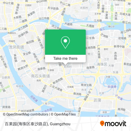 百果园(海珠区泰沙路店) map