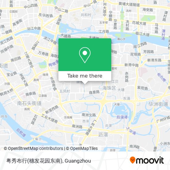 粤秀布行(穗发花园东南) map