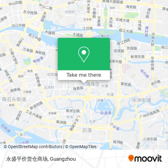 永盛平价货仓商场 map