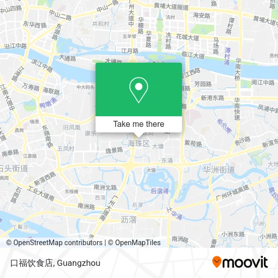 口福饮食店 map