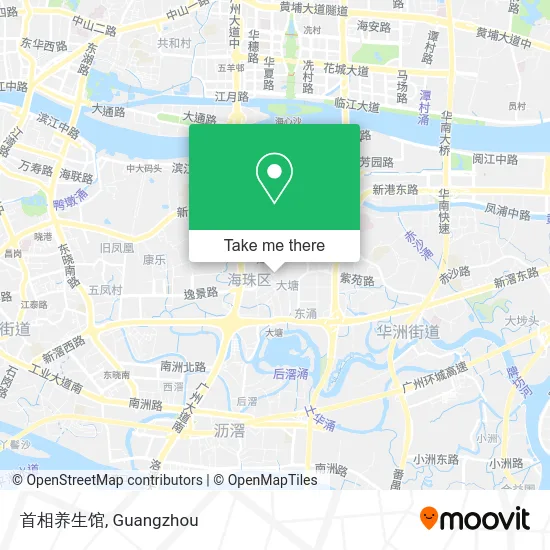 首相养生馆 map
