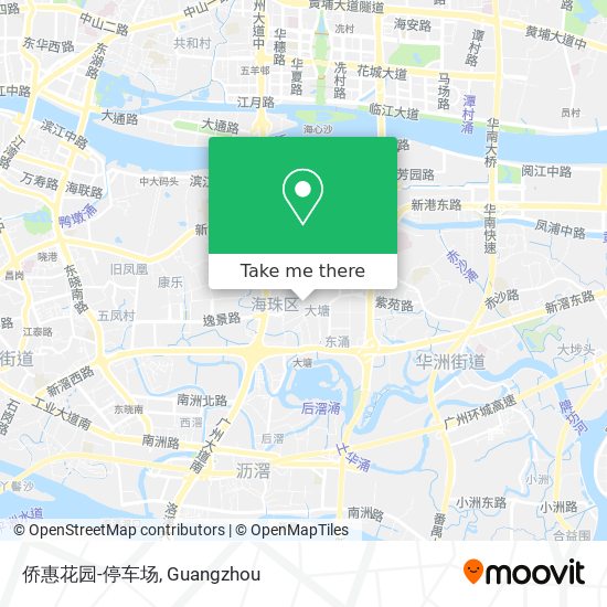 侨惠花园-停车场 map