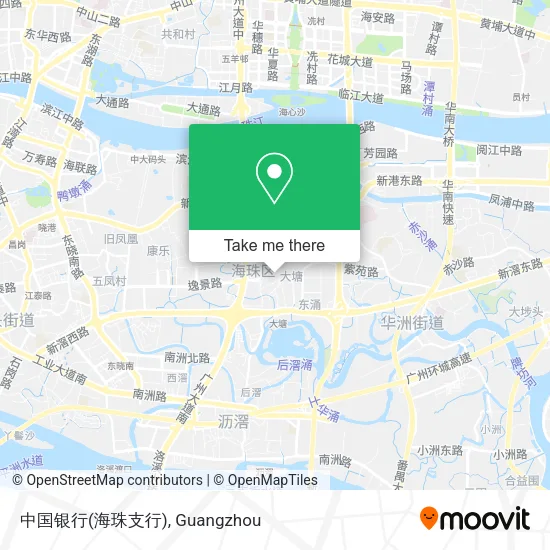 中国银行(海珠支行) map